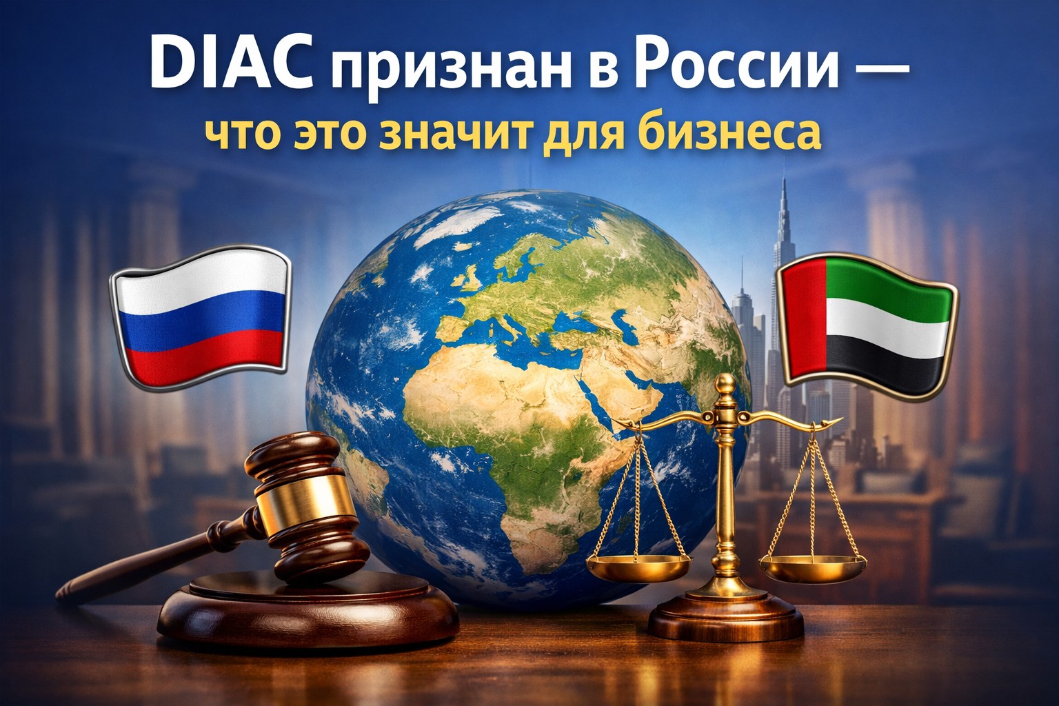 Признание DIAC в России: что это значит для международного бизнеса и арбитража